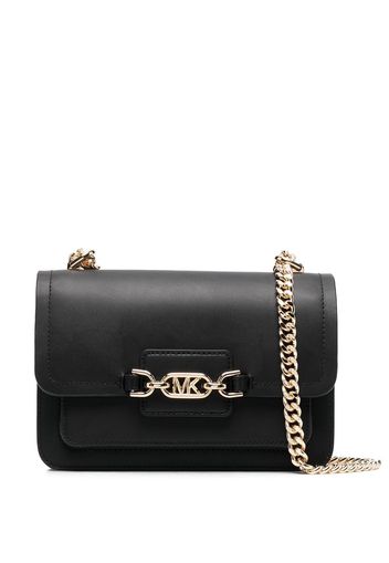 Michael Michael Kors Heather logo-plaque shoulder bag - Nero