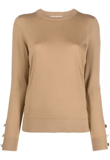 Michael Michael Kors crew-neck pullover jumper - Marrone