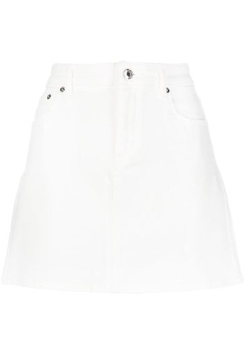 Michael Michael Kors Minigonna denim - Bianco