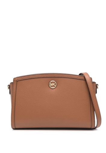 Michael Michael Kors logo plaque crossbody bag - Marrone