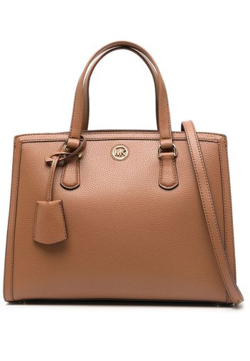 Michael Michael Kors Chantal logo-plaque tote bag - Marrone