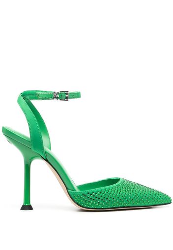 Michael Michael Kors 115mm stud-embellished pointed pumps - Verde