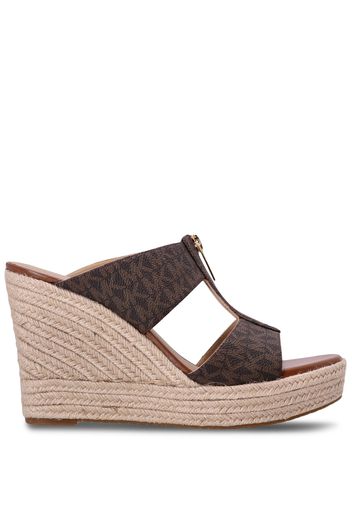 Michael Michael Kors Bradley Wedge Sandal - Marrone