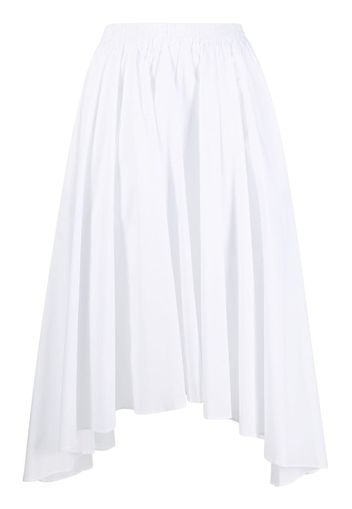 Michael Michael Kors high-waisted asymmetric-hem skirt - Bianco