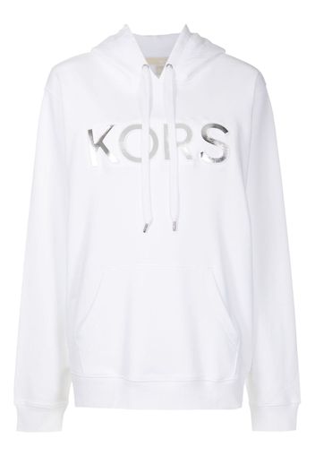 Michael Michael Kors Felpa oversize con cappuccio - Bianco