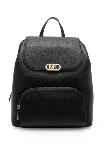 Michael Michael Kors logo-plaque leather backpack - Nero