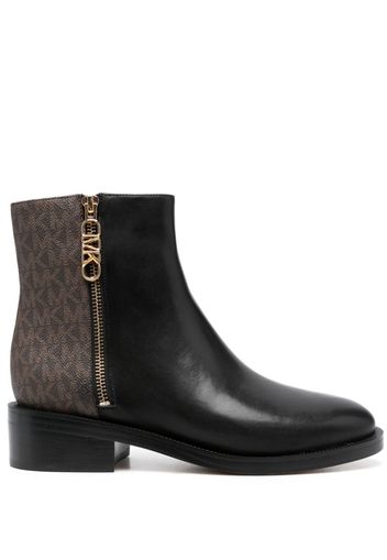 Michael Michael Kors Regan monogram-print boots - Nero