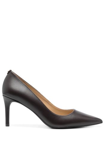 Michael Michael Kors Alina 80mm leather pumps - Marrone