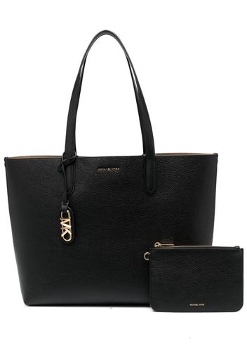 Michael Michael Kors Eliza logo-plaque leather tote bag - Nero