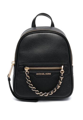 Michael Michael Kors Elliot extra-small pebbled-leather backpack - Nero