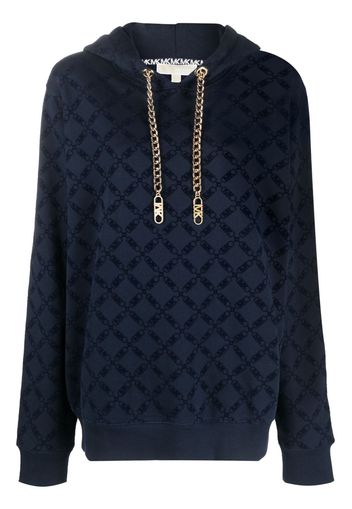 Michael Michael Kors Felpa Empire con cappuccio - Blu