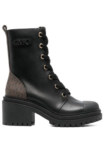 Michael Michael Kors Hanley 75mm leather combat boots - Nero