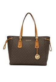 monogram print tote