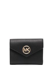 Michael Michael Kors Carmen logo-plaque wallet - Nero