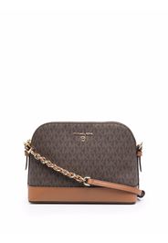 Michael Michael Kors logo Dome crossbody bag - Marrone