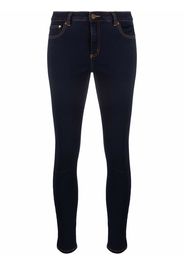 Michael Michael Kors Jeans skinny a vita media - Blu