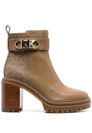 Michael Michael Kors Parker 100mm lug bootie - Toni neutri