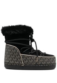 Michael Michael Kors Zelda Metallic Logo snow boots - Nero