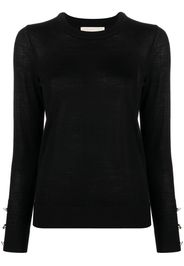 Michael Michael Kors buttoned knitted jumper - Nero