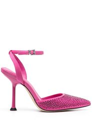 Michael Michael Kors crystal-embellished pointed-toe sandals - Rosa