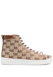 Michael Michael Kors Edie hi-top sneakers - Marrone