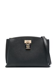 Michael Michael Kors padlock-detail satchel bag - Nero