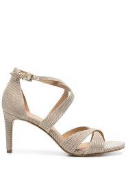 Michael Michael Kors crossover-strap 70mm leather sandals - Oro