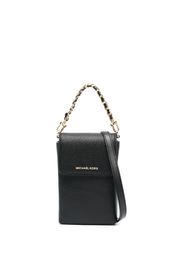 Michael Michael Kors logo-plaque leather cross-body bag - Nero