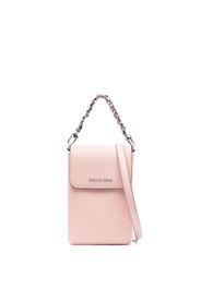 Michael Michael Kors Borsa a tracolla con placca logo - Rosa