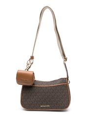 Michael Michael Kors monogram-pattern crossbody bag - Marrone