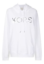 Michael Michael Kors Felpa oversize con cappuccio - Bianco