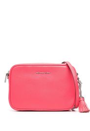 Michael Michael Kors logo-lettering leather crossbody bag - Rosa