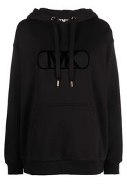 Michael Michael Kors logo-embossed drawstring hoodie - Nero