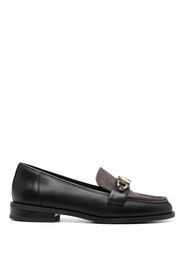 Michael Michael Kors Tiegan monogram-patterned loafers - Nero