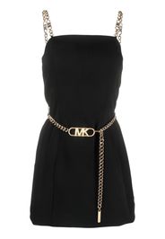 Michael Michael Kors logo-buckle belt minidress - Nero