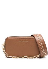 Michael Michael Kors small logo-lettering camera bag - Marrone