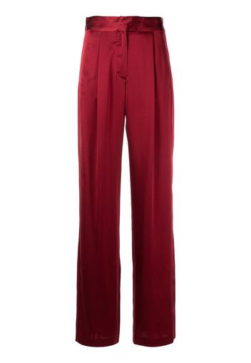 Michelle Mason Pantaloni a gamba ampia - Rosso