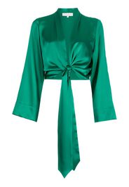 Michelle Mason Blusa a maniche lunghe - Verde