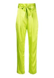 Michelle Mason Pantaloni a vita alta - Verde