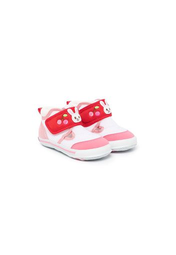 Miki House Sneakers con ricamo - Rosa