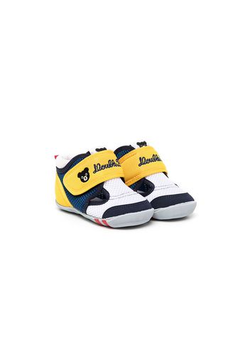 Miki House Sneakers con ricamo - Bianco