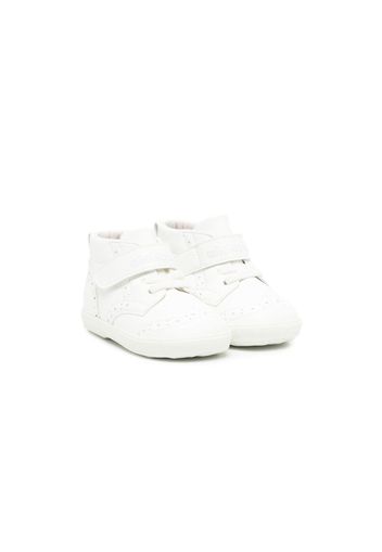 Miki House Sneakers con chiusura a strappo - Bianco