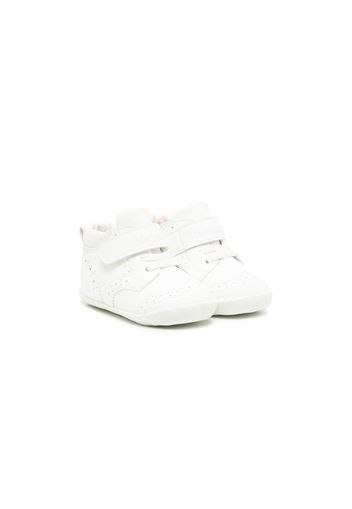 Miki House Sneakers con chiusura a strappo - Bianco