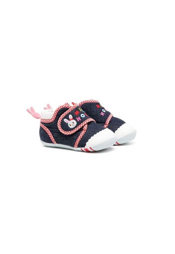 Miki House Sneakers Bunny con chiusura a strappo - Blu