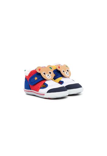 Miki House Sneakers Bunny con chiusura a strappo - Bianco