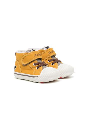 Miki House Sneakers con ricamo - Giallo