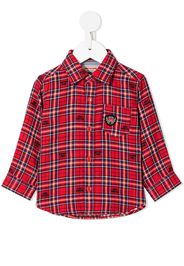 Miki House Camicia a quadri - Rosso