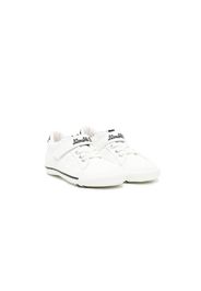 Miki House Sneakers con chiusura a strappo - Bianco