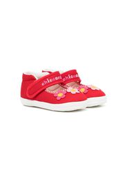 Miki House Ballerine con strappo - Rosso