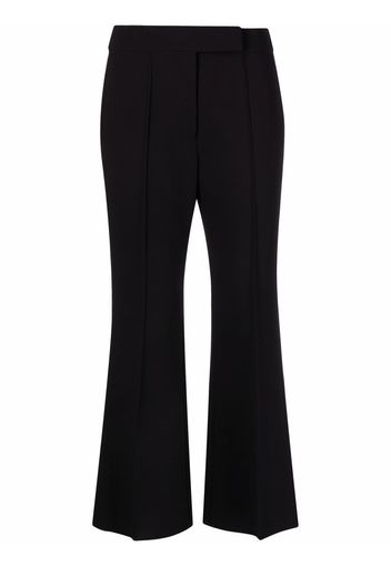 MILA SCHON bootcut tailored cropped trousers - Nero